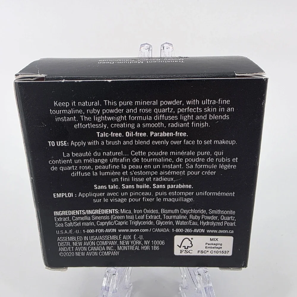 Avon Magix Dust Finishing Powder Translucent Medium-Deep 6g Mineral Makeup New